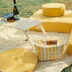 The Premium Cooler Bag - Monaco Mimosa Stripe