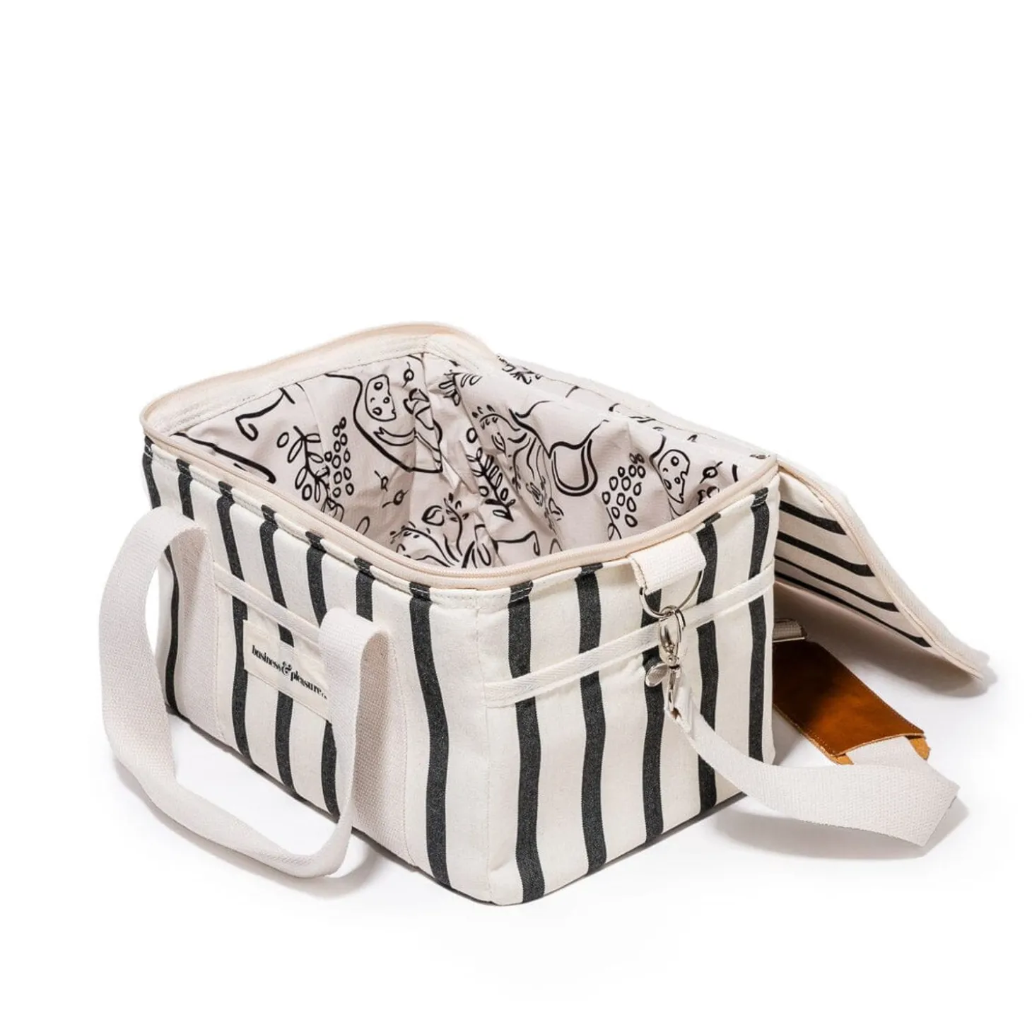 The Premium Cooler Bag - Monaco Black Stripe