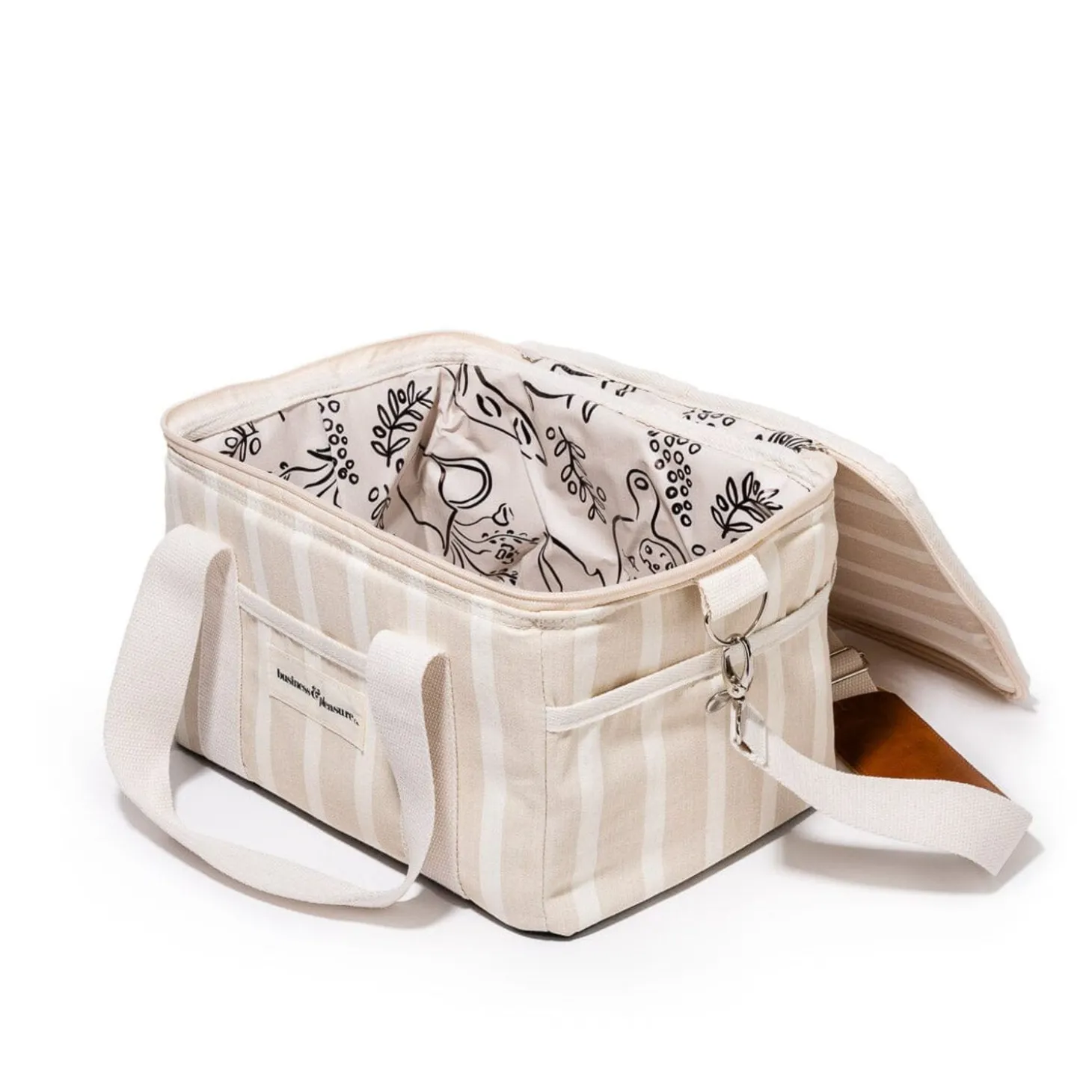 The Premium Cooler Bag - Monaco Natural Stripe