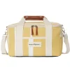 The Premium Cooler Bag - Vintage Yellow Stripe