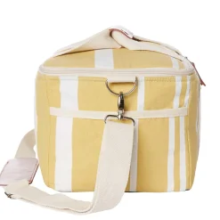 The Premium Cooler Bag - Vintage Yellow Stripe