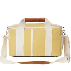 The Premium Cooler Bag - Vintage Yellow Stripe