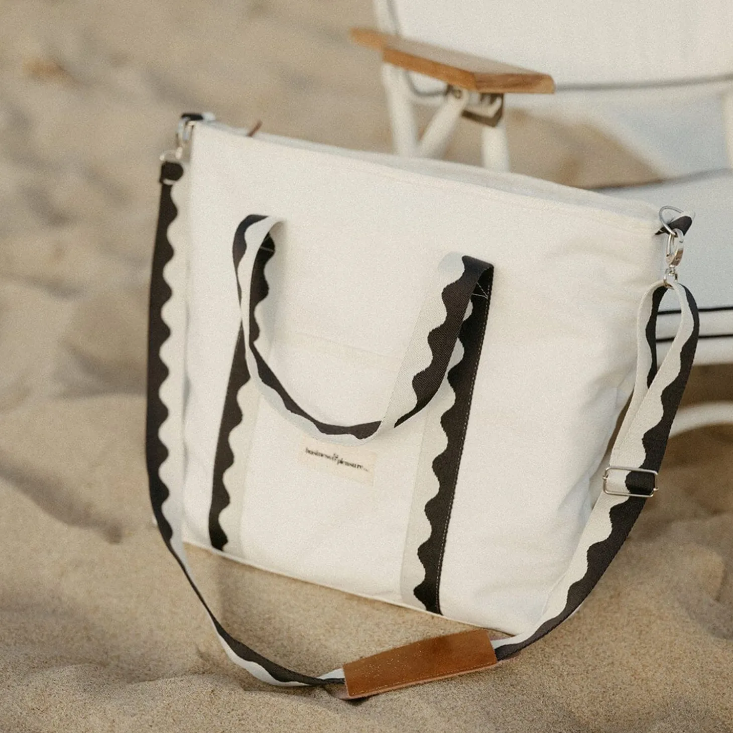 The Premium Cooler Tote Bag - Rivie White