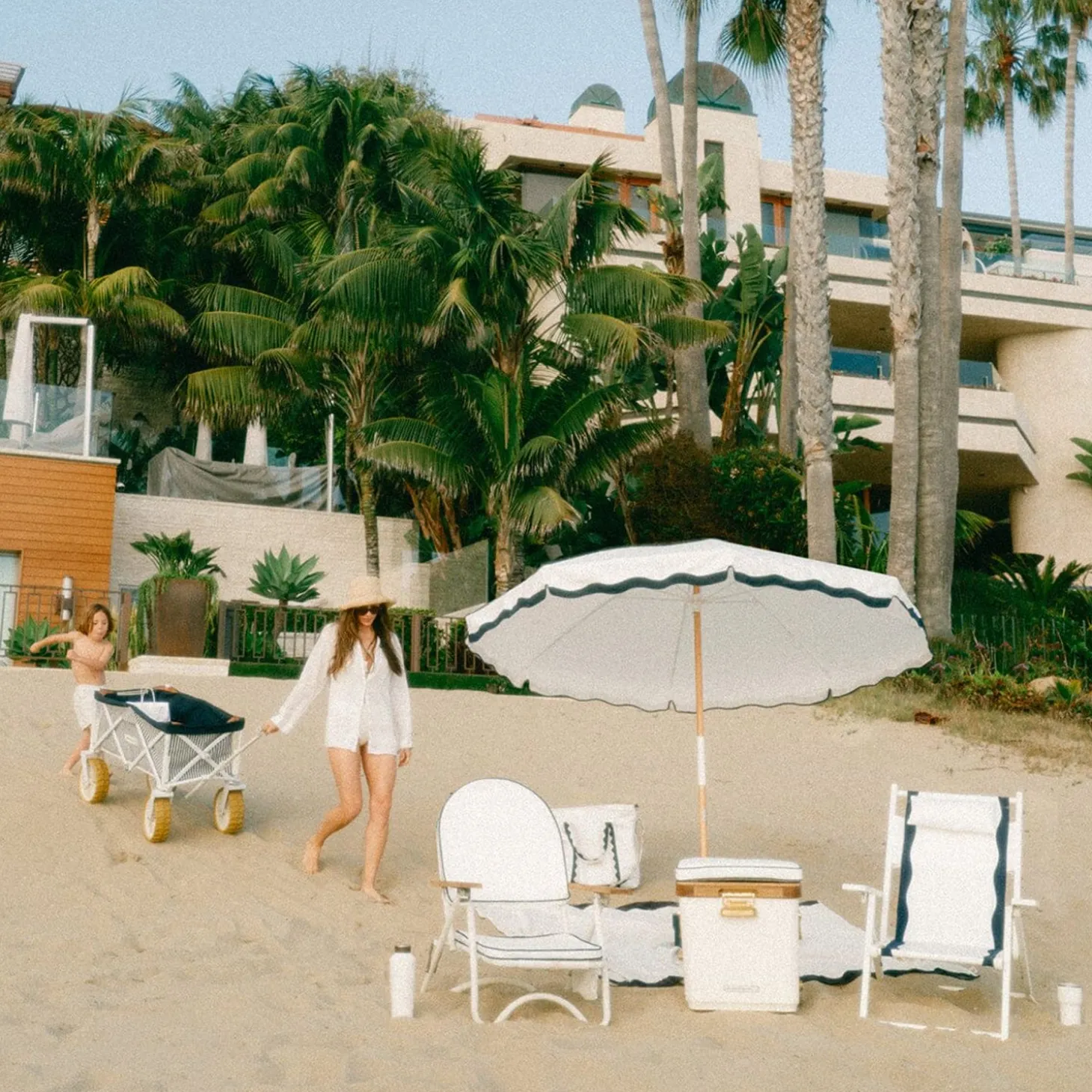 The Premium Cooler Tote Bag - Rivie White