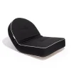 The Reclining Pillow Lounger - Rivie Black