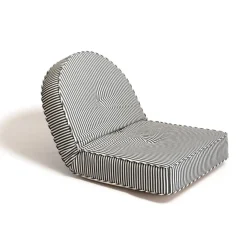 The Reclining Pillow Lounger - Lauren'S Navy Stripe