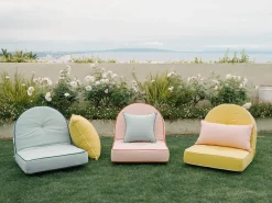 The Reclining Pillow Lounger - Rivie Pink