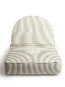 The Reclining Pillow Lounger - Lauren'S Sage Stripe
