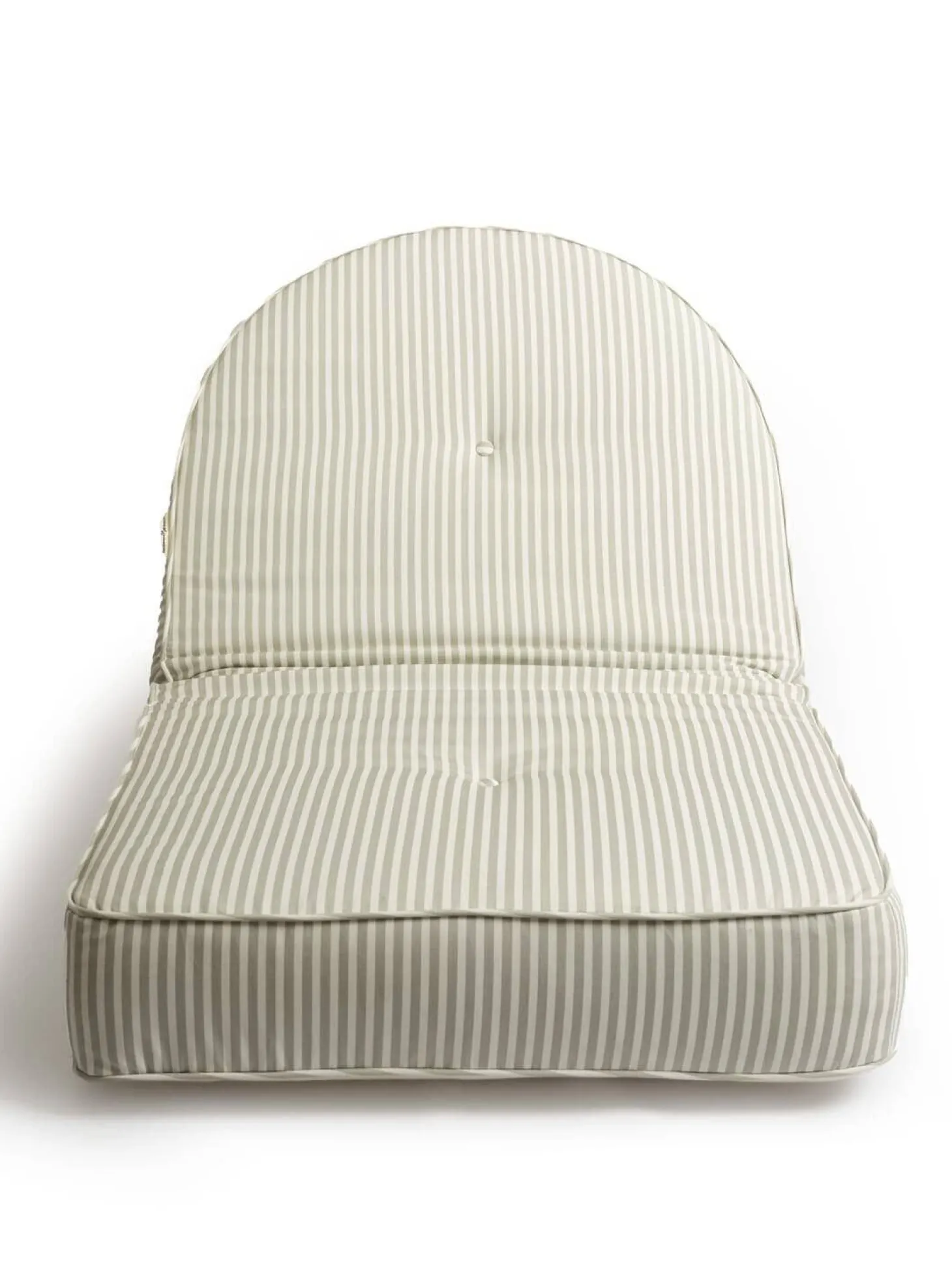 The Reclining Pillow Lounger - Lauren'S Sage Stripe