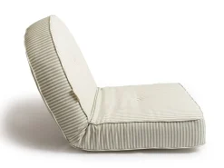 The Reclining Pillow Lounger - Lauren'S Sage Stripe