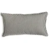 The Rectangle Throw Pillow - Lauren'S Navy Stripe
