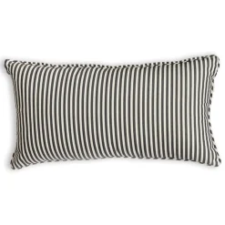 The Rectangle Throw Pillow - Lauren'S Navy Stripe
