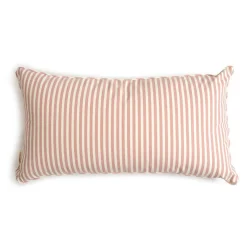 The Rectangle Throw Pillow - Lauren'S Pink Stripe