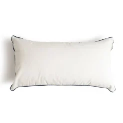 The Rectangle Throw Pillow - Rivie White