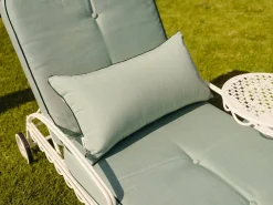 The Rectangle Throw Pillow - Rivie Green