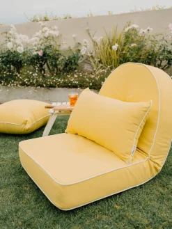 The Rectangle Throw Pillow - Rivie Mimosa