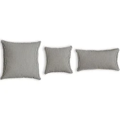 The Rectangle Throw Pillow - Lauren'S Navy Stripe