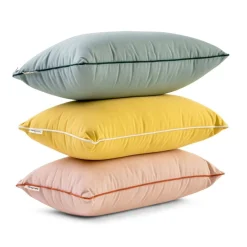 The Rectangle Throw Pillow - Rivie Pink