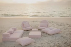 The Rectangle Throw Pillow - Lauren'S Pink Stripe