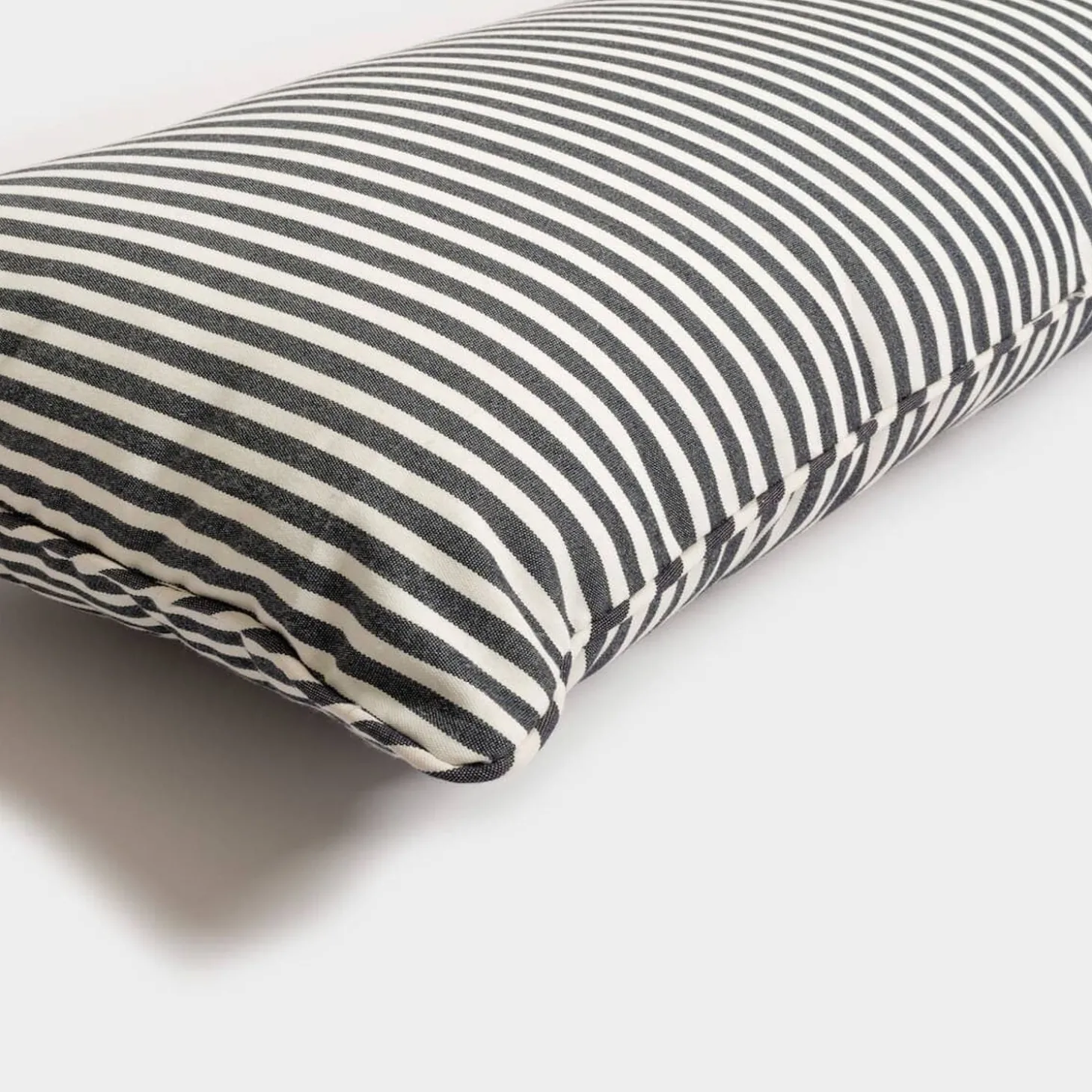 The Rectangle Throw Pillow - Lauren'S Navy Stripe
