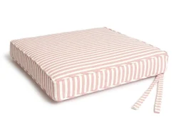 The Seat Pillow - Lauren'S Pink Stripe