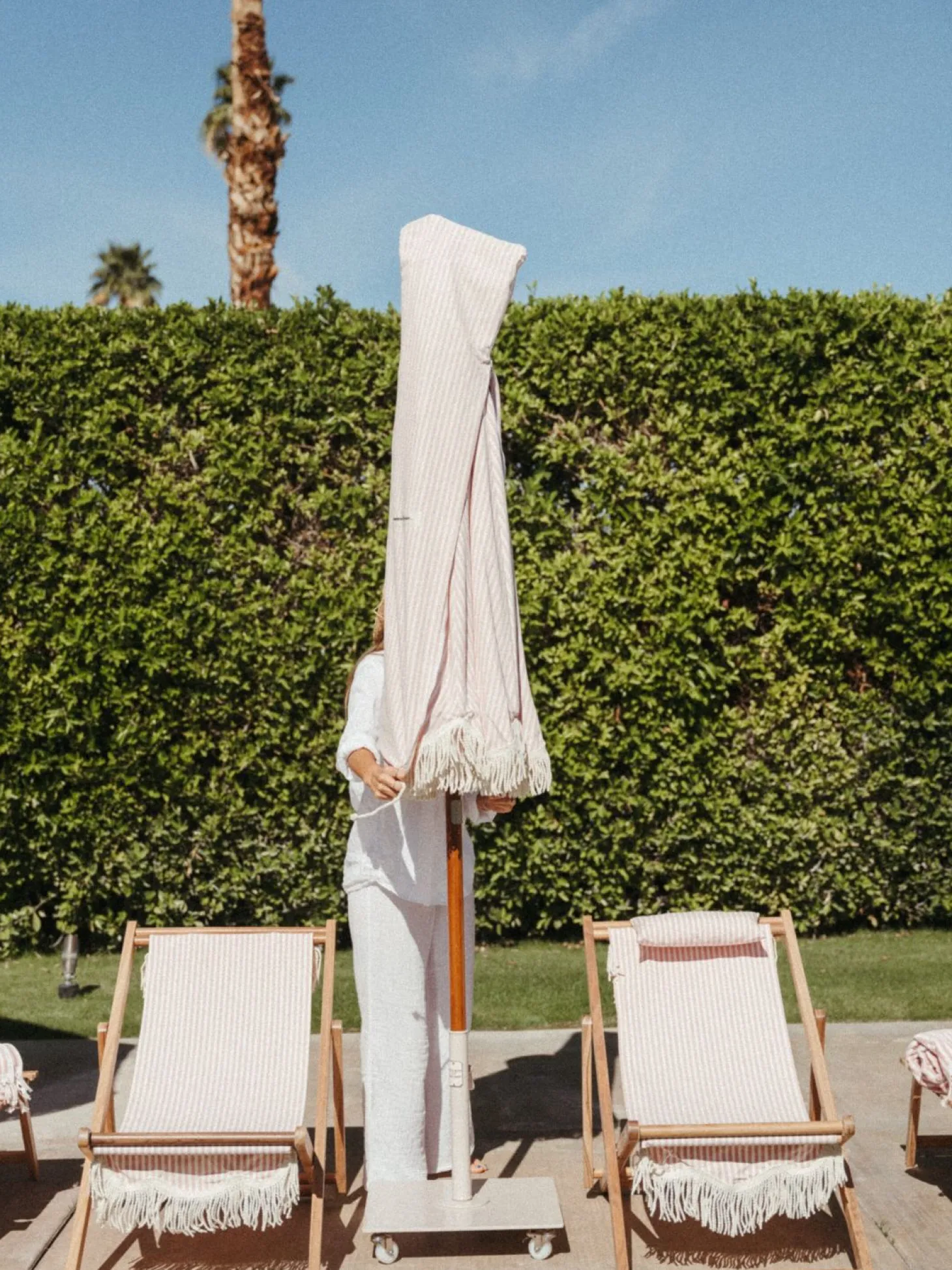 The Sling Chair - Lauren'S Pink Stripe