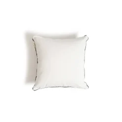The Small Square Throw Pillow - Rivie White