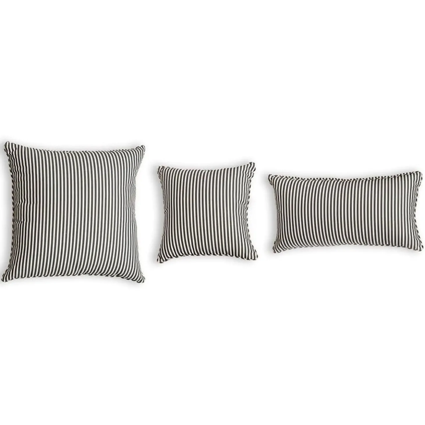 The Small Square Throw Pillow - Lauren'S Navy Stripe