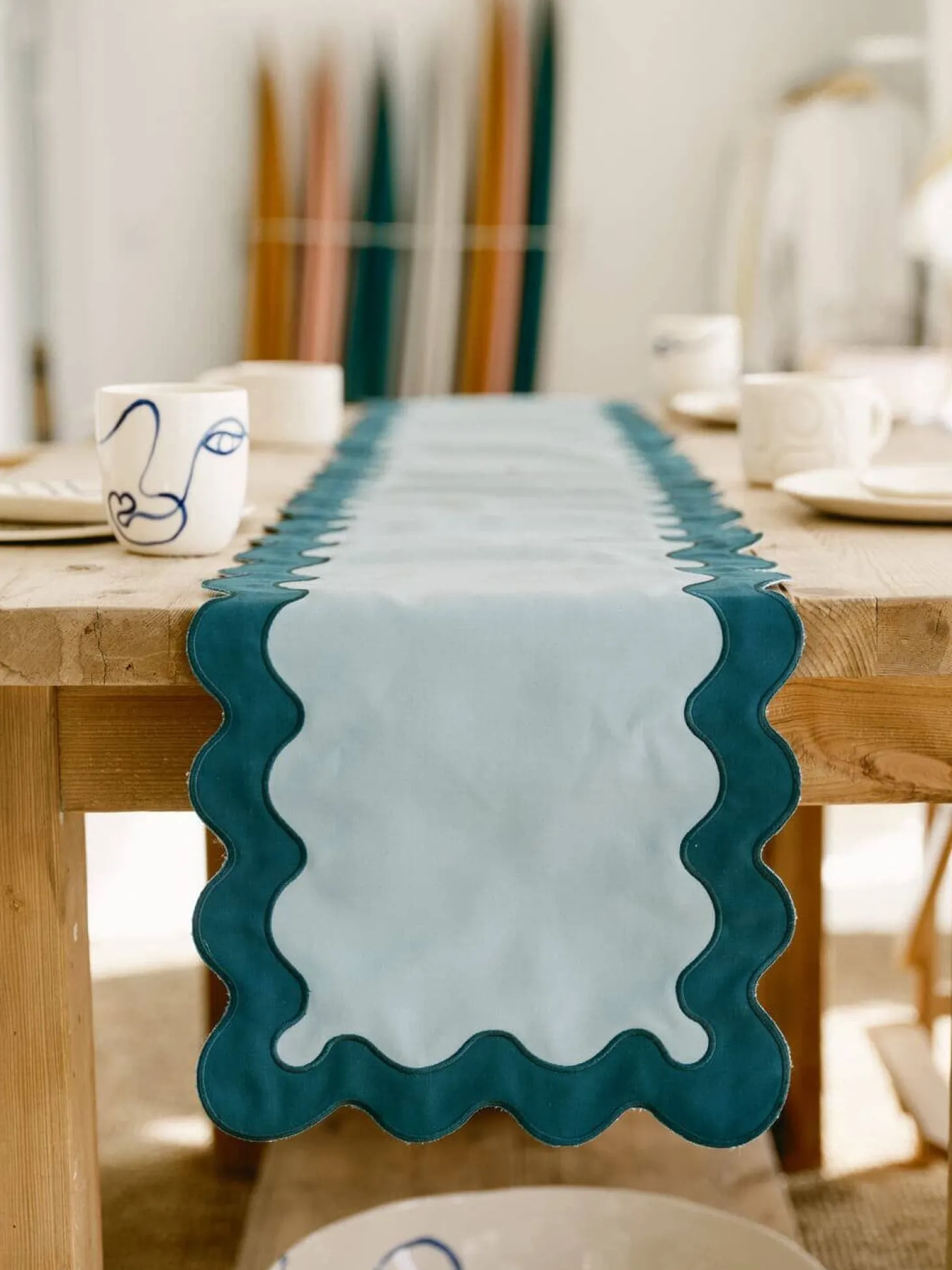 The Table Runner - Rivie Green