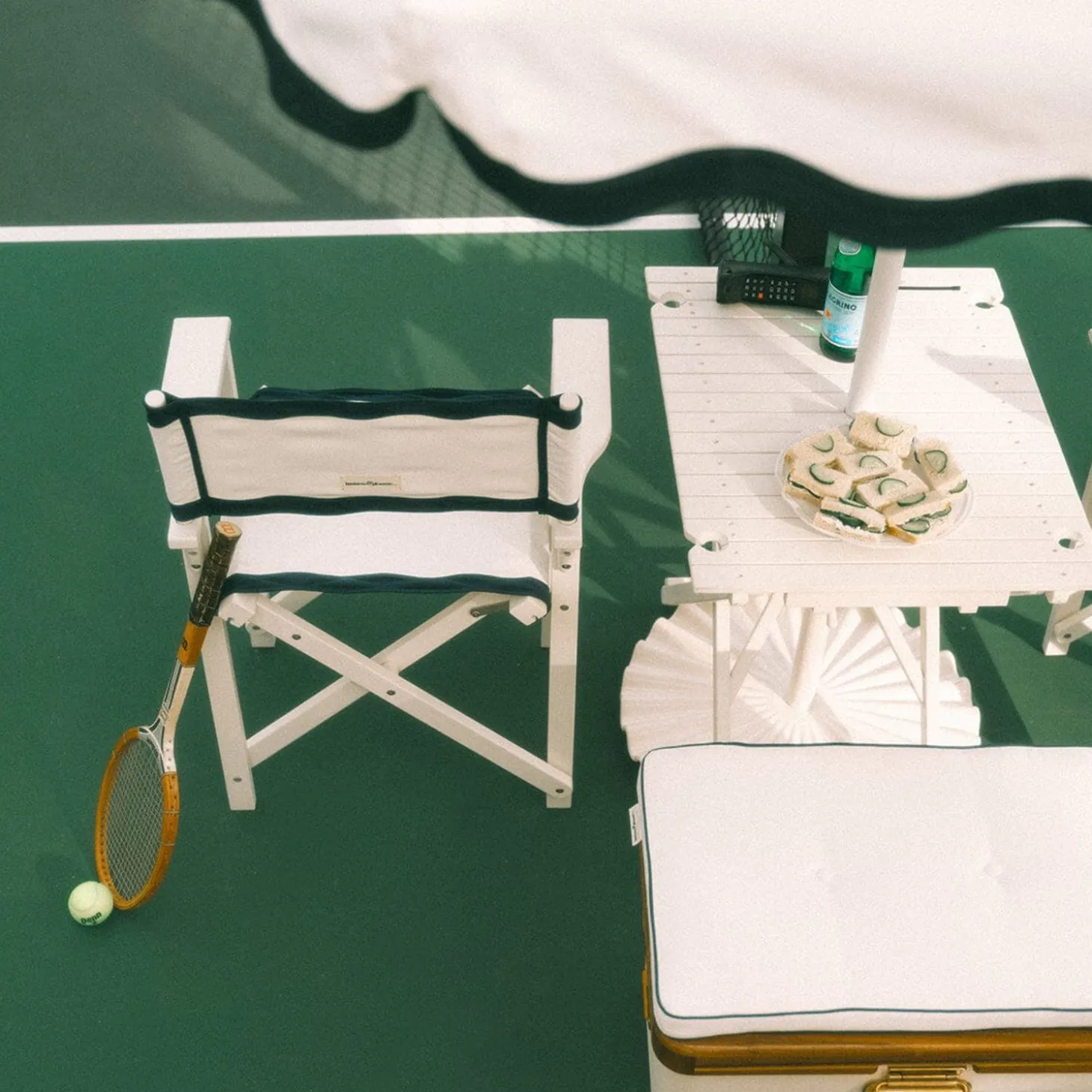 The Tall Folding Table - Antique White