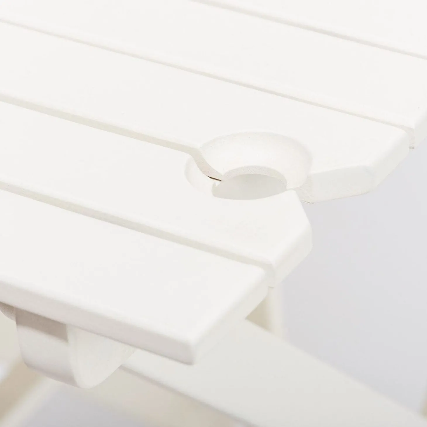 The Tall Folding Table - Antique White