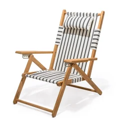 The Tommy Chair - Monaco Black Stripe