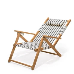 The Tommy Chair - Monaco Black Stripe