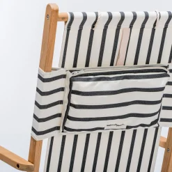 The Tommy Chair - Monaco Black Stripe