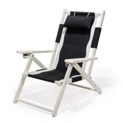 The Tommy Chair - White - Rivie Black