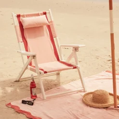 The Tommy Chair - White - Rivie Pink