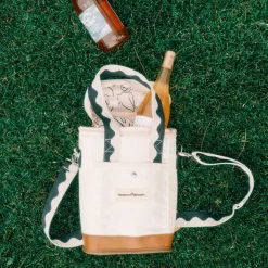 The Wine Cooler Tote Bag - Rivie White