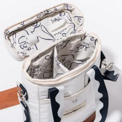 The Wine Cooler Tote Bag - Rivie White