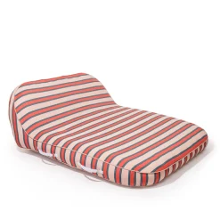 The Xl Pool Lounger - Bistro Dusty Pink Stripe