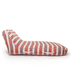 The Xl Pool Lounger - Bistro Dusty Pink Stripe