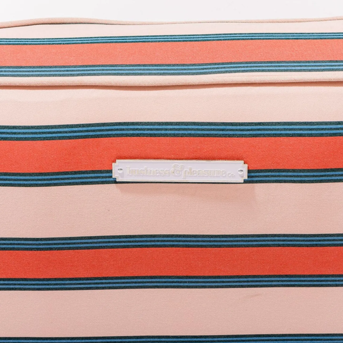 The Xl Pool Lounger - Bistro Dusty Pink Stripe
