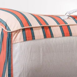 The Xl Pool Lounger - Bistro Dusty Pink Stripe