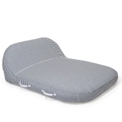 The Xl Pool Lounger - Laurens Navy Stripe
