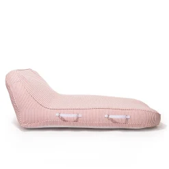 The Xl Pool Lounger - Laurens Pink Stripe