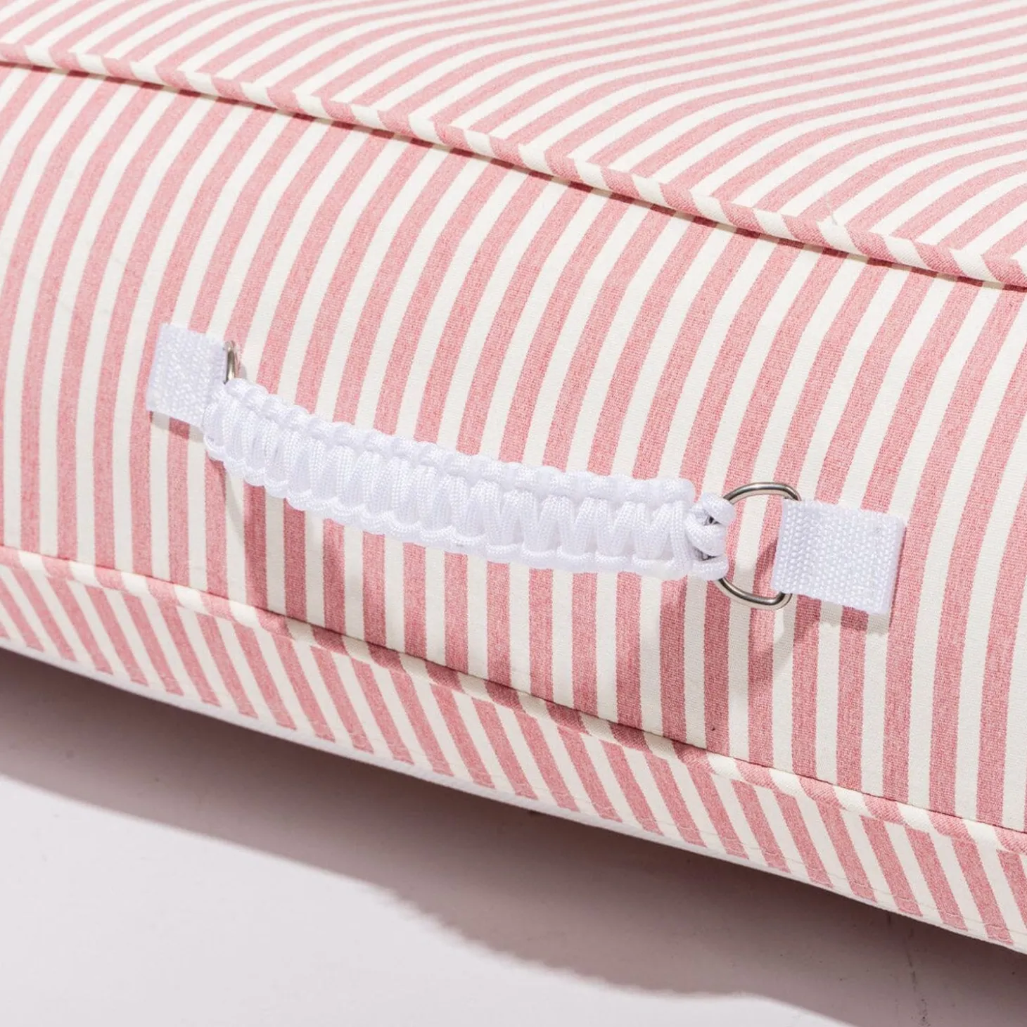 The Xl Pool Lounger - Laurens Pink Stripe