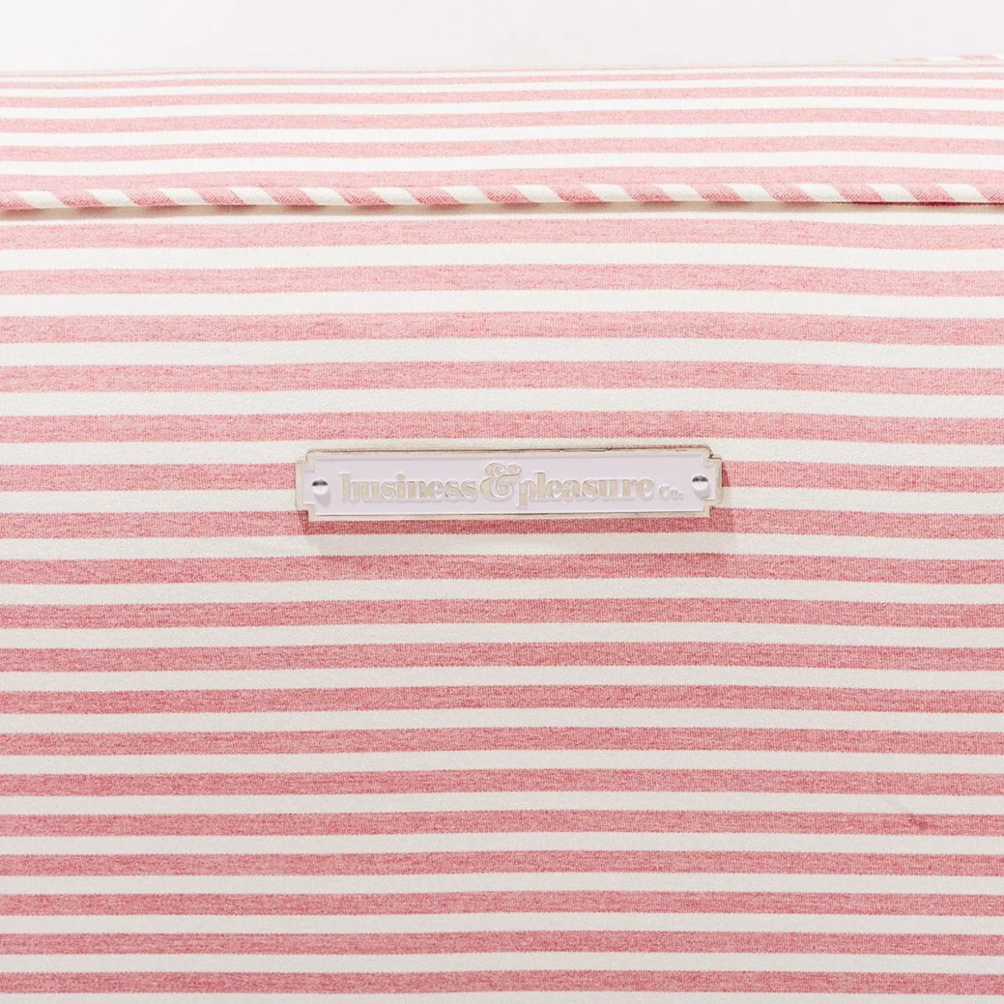 The Xl Pool Lounger - Laurens Pink Stripe