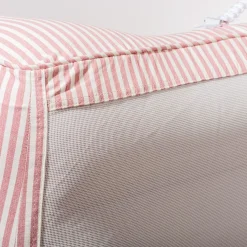 The Xl Pool Lounger - Laurens Pink Stripe