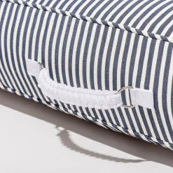 The Xl Pool Lounger - Laurens Navy Stripe