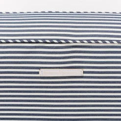 The Xl Pool Lounger - Laurens Navy Stripe