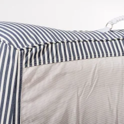 The Xl Pool Lounger - Laurens Navy Stripe